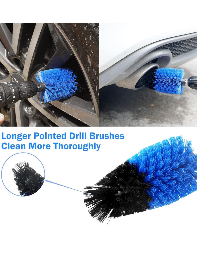 22-Piece car cleaning tool set  car detail brush automatic detail kit  car cleaning brush set kit - Image 2