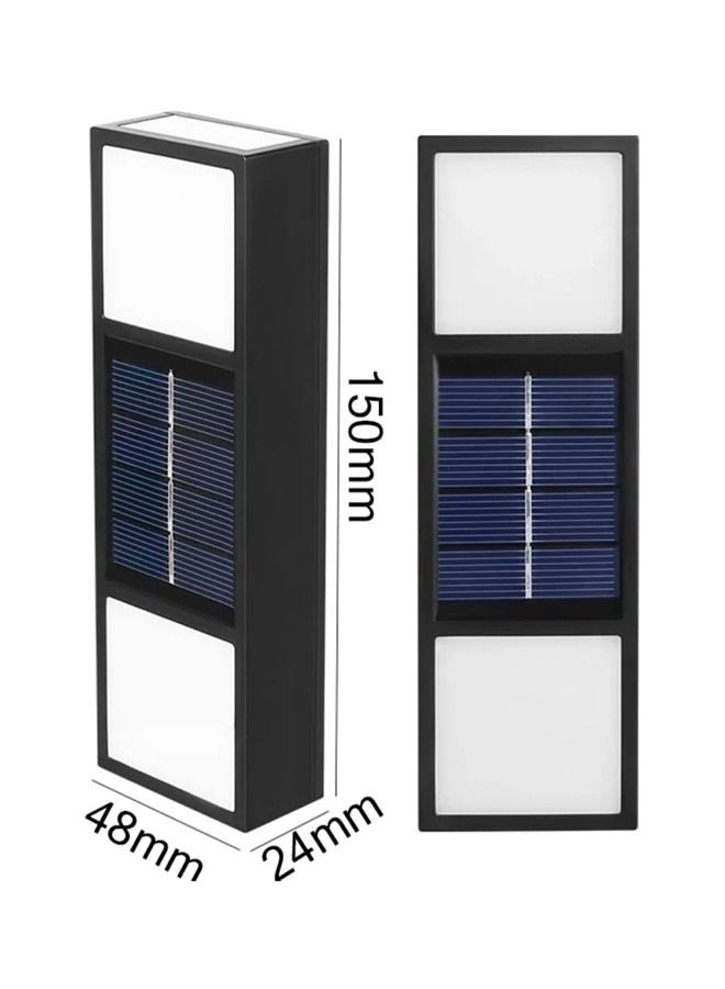 BLUE CORAL 4 Pack Solar Wall Lamp Outdoor Waterproof Up and Down Light Lighting Solar Lamp Sunlight for Villa Garden Patio Yard Porch Balcony, Warm  - Image 5