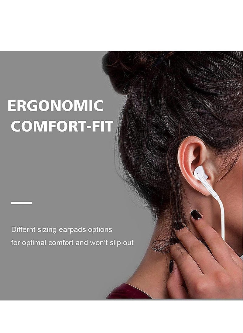 for iPhone 14 pro max Earphones Wired Headphones Built-in Mic&Volume Control & Noise Cancellation In-Ear Earphones Earbuds Compatible for iPhone 11/12/13 Pro/XS Max/8/8plus 7/7plus Support for all iOS