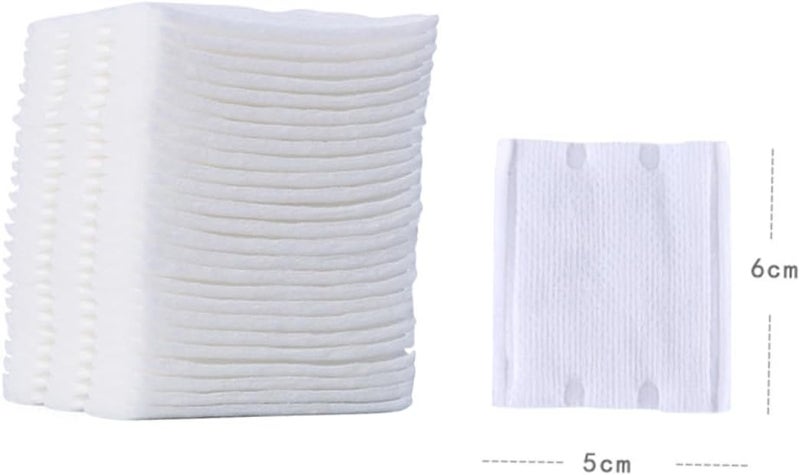 OUNONA Cotton Makeup Remover Pads 220pcs Skin-Friendly Double-Sided Facial Cotton Pads for Makeup Removal Hypoallergenic Lint-Free for Skin Types - Image 2