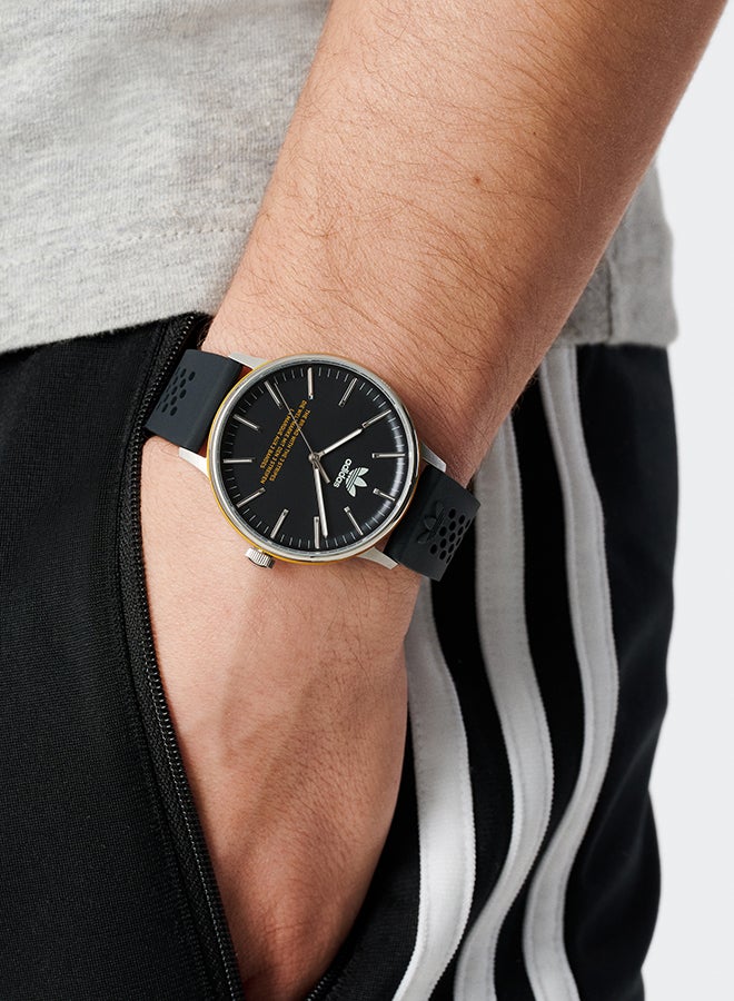 Adidas Uw Code One Slv Cs Blk Dl 38Mm Qtz Blk Slcn Ss24 - Image 4