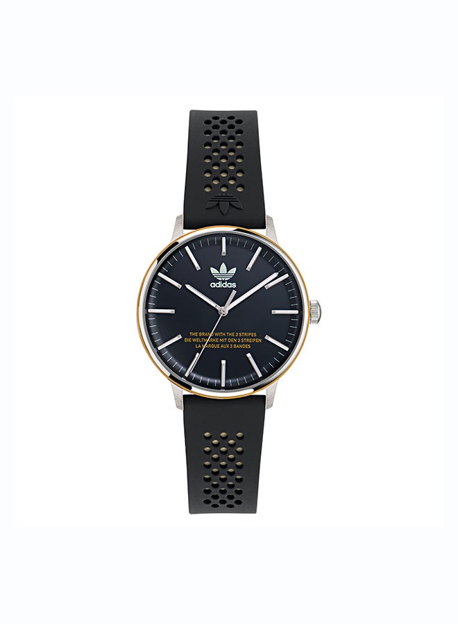 Adidas Uw Code One Slv Cs Blk Dl 38Mm Qtz Blk Slcn Ss24 - Image 1