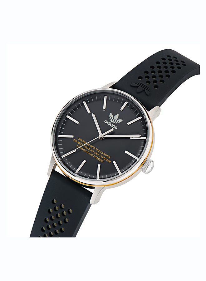 Adidas Uw Code One Slv Cs Blk Dl 38Mm Qtz Blk Slcn Ss24 - Image 5