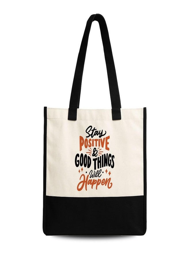 TrendoPrint Eco-Friendly Jute Tote Bag for Women | Reusable Shopping Bag with Sturdy Handles | Large Capacity Multipurpose Handbag for Grocery, Office, Travel & Daily Use (JB80) - Image 1