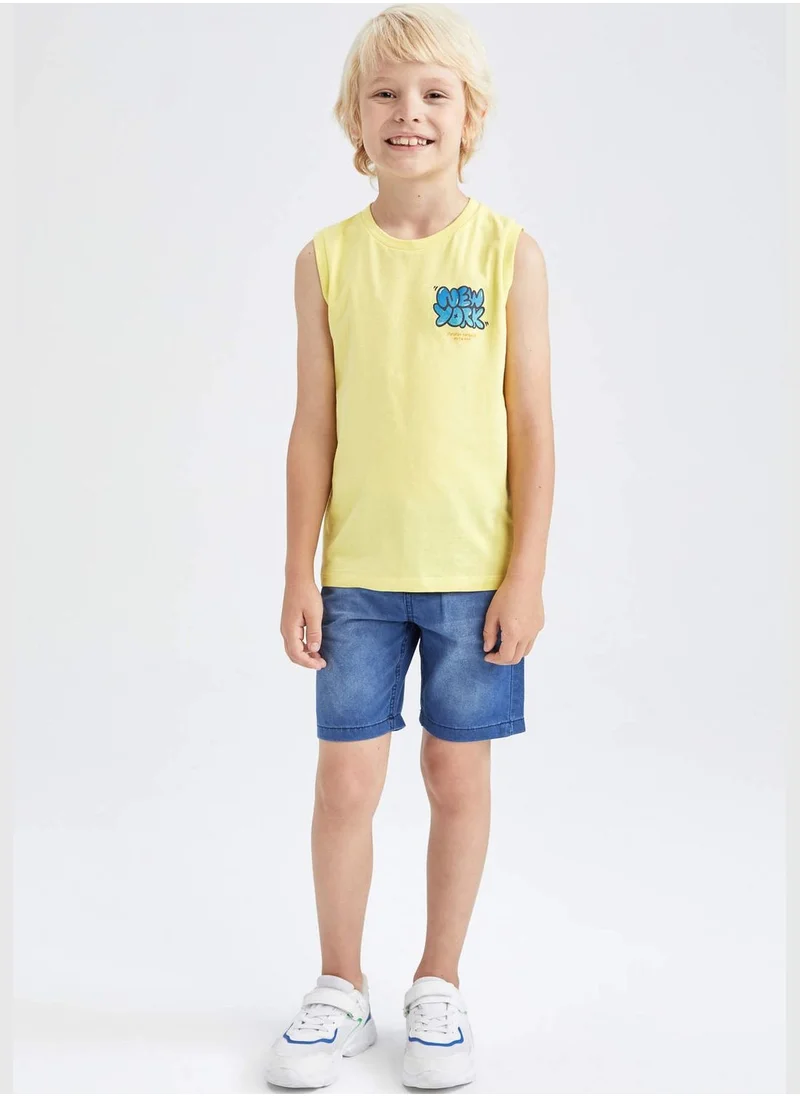 DeFacto Boy Regular Fit Crew Neck Sleeveless Vest