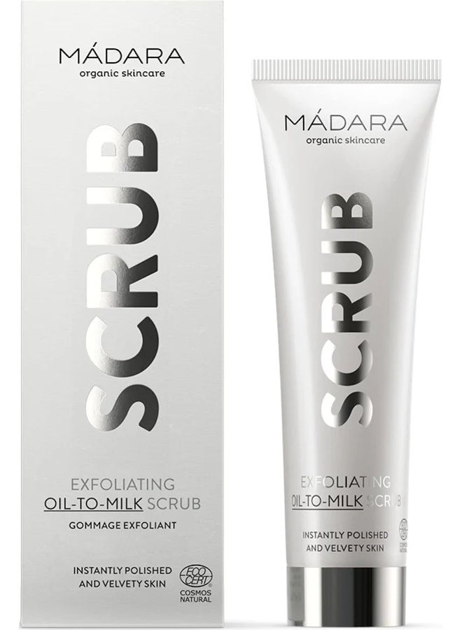 Mádara Scrub Exfoliating Oil-To-Milk Scrub 60ml - Image 3