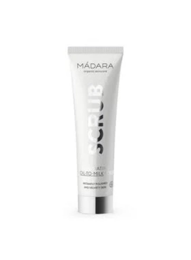 Mádara Scrub Exfoliating Oil-To-Milk Scrub 60ml - Image 1