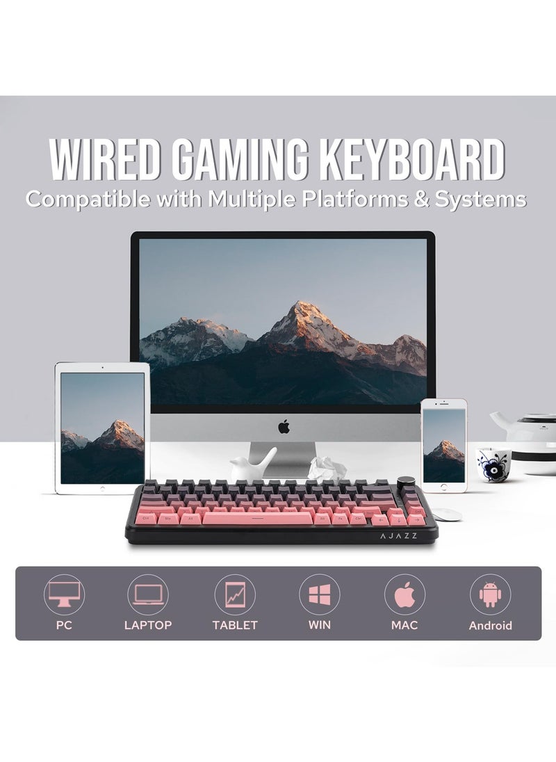 AK820 MAX PLUS HE Rapid Trigger Keyboard Wired Wireless Gaming Hall Effect Gasket Mechanical Adjustable Actuation Magnetic Switch RGB for Win Mac