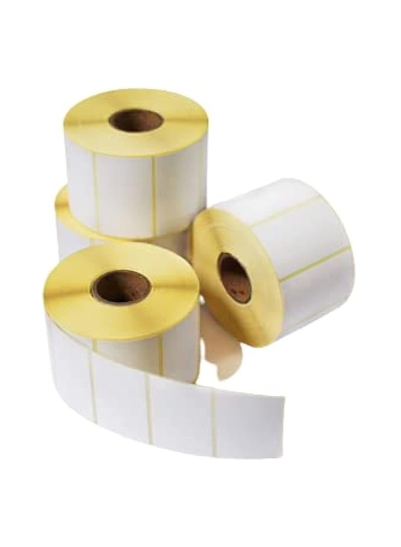 Terabyte 12 Rolls - 50mm x 25mm Barcode Label Sticker Direct Thermal 1000 Labels Per Roll - Image 2