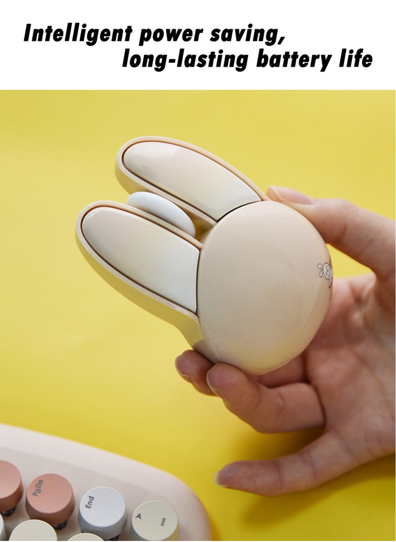 MissTiara - New Rabbit Shape 2.4G Wireless Silent Mouse Office Mouse for Computer - Image 1