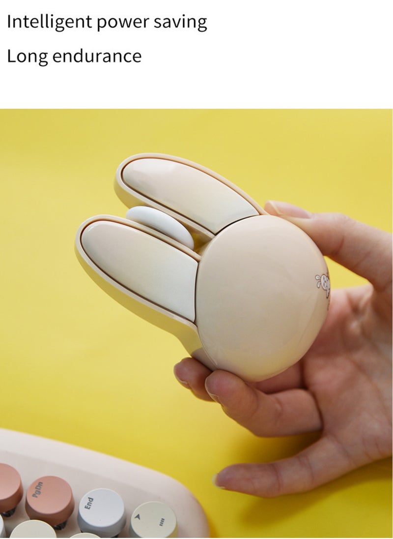 MissTiara - New Rabbit Shape 2.4G Wireless Silent Mouse Office Mouse for Computer - Image 1