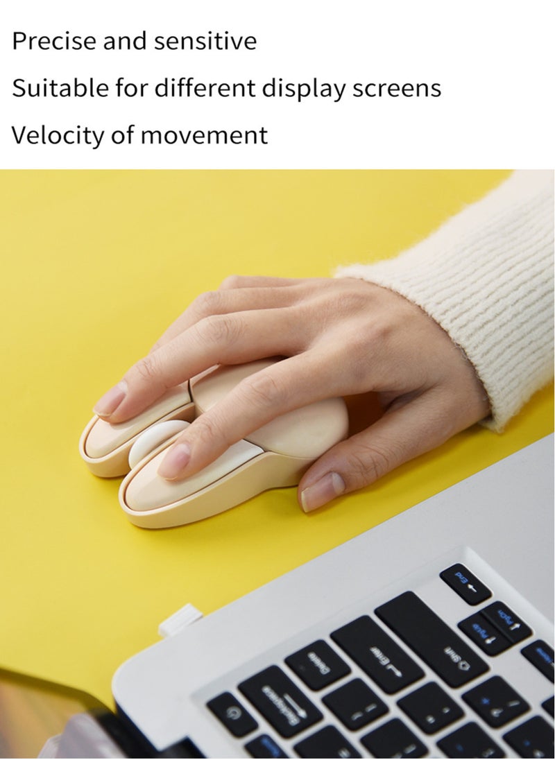MissTiara - New Rabbit Shape 2.4G Wireless Silent Mouse Office Mouse for Computer - Image 1