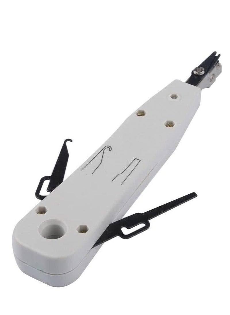 Professional KD-1 IDC Insertion Punch Push Down Tool Telephone Socket Network RJ45 RJ11 Cat5e Cat6 Telecom Phone Network Cable Impact PunchDown Tool - Image 1