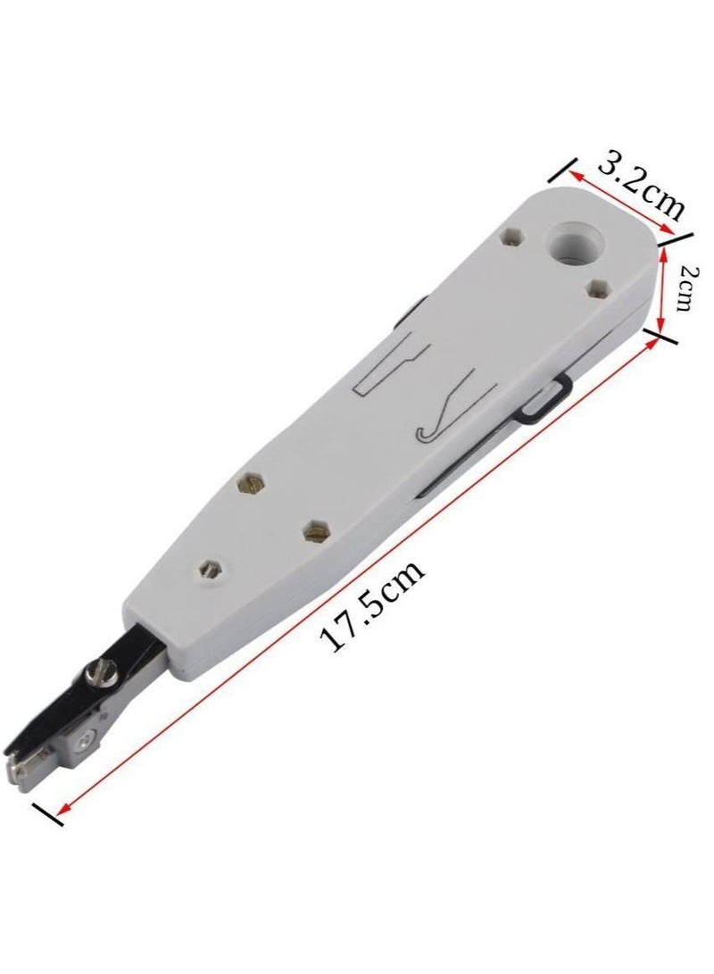 Professional KD-1 IDC Insertion Punch Push Down Tool Telephone Socket Network RJ45 RJ11 Cat5e Cat6 Telecom Phone Network Cable Impact PunchDown Tool - Image 2