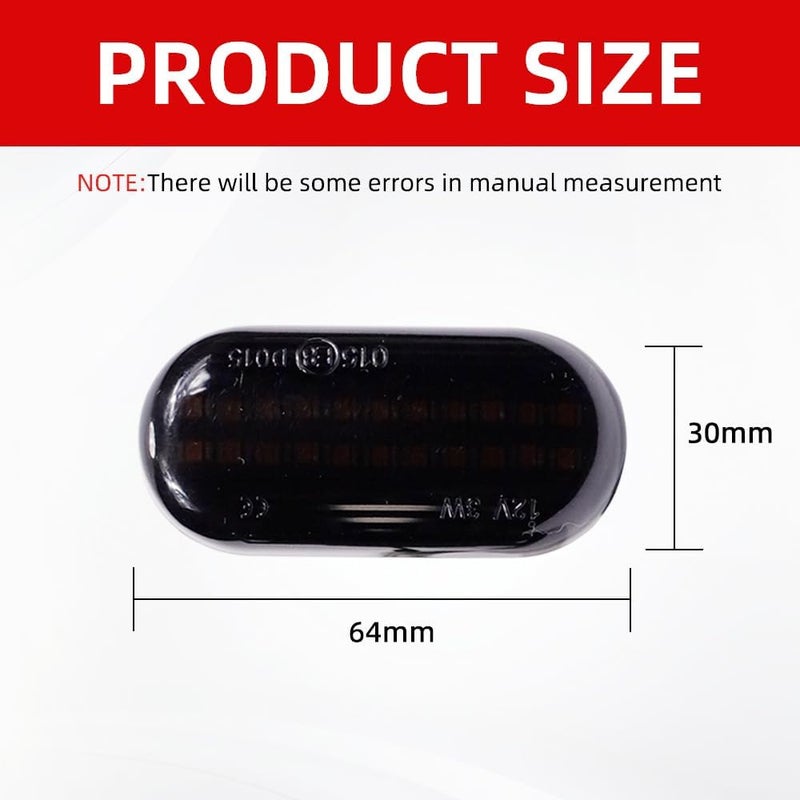 Kakulkomen LED Front Fender Side Marker Light Sequential Blinker for Nissan Models - Image 2