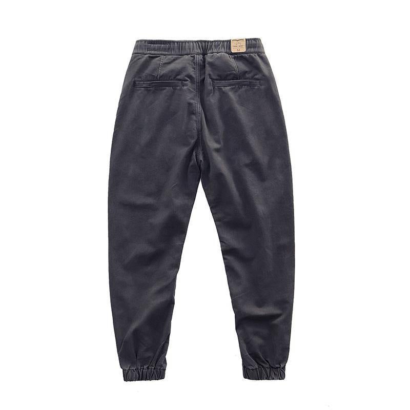 Work clothes casual pants men's autumn and winter wear-resistant wear-resistant loose welding labor protection work pants workers construction site clothes - Image 5