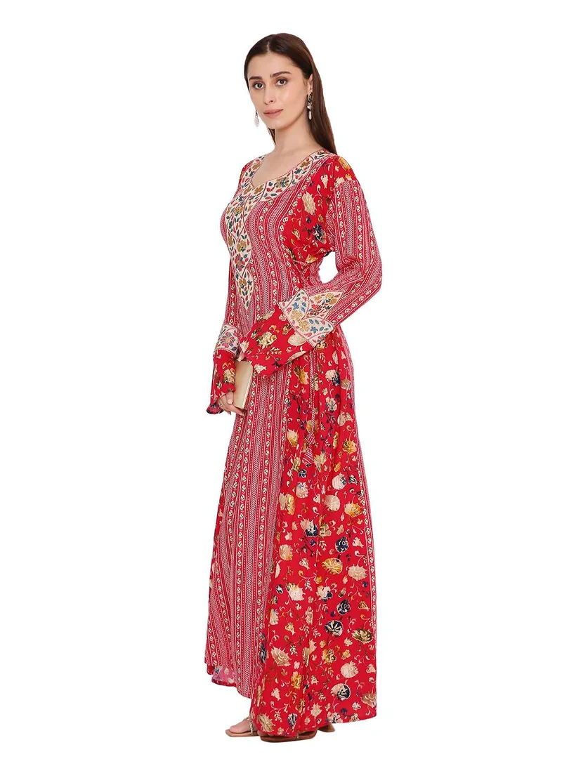 هانا آند سارا stylish and comfortable long arabic kaftan jalabia dress in elegant design