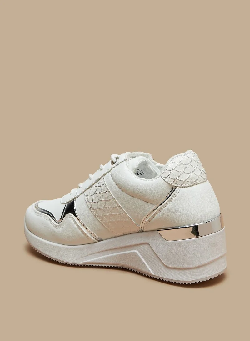 فلورا بيلا Flora Bella Textured Slip-On Sneakers