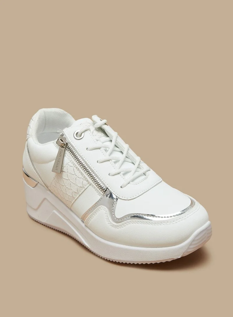 فلورا بيلا Flora Bella Textured Slip-On Sneakers