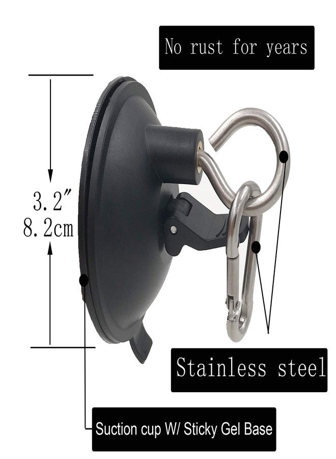 YYST Suction Cup Hook Cleat for Pet Dog & cat Bathtub, Shower & Bathing, Grooming Tether - No Leash - Image 2