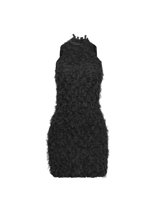 European And American Spring Women's Clothing New Street Personality Stitching Sleeveless Pullover Slim Sheath Dress 