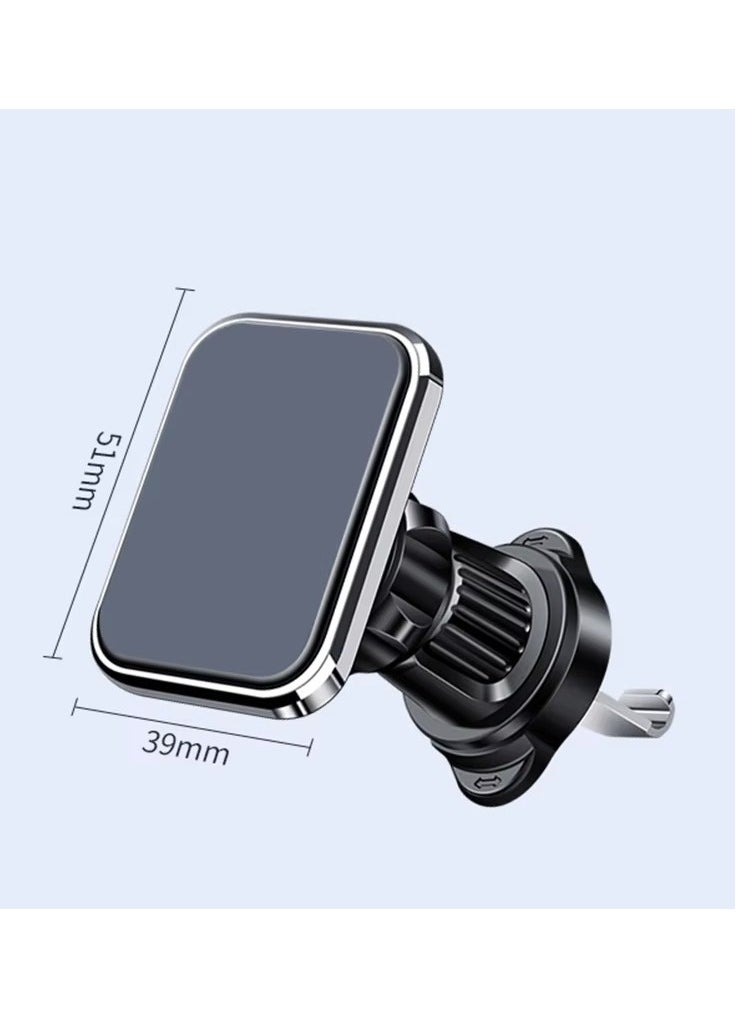 Magnetic Mobile Holder for Car. Magnetic Mobile Holder for Air Vent. Unblocks Airflow, No Phone Overheating, No Scratches on Mobiles. For iPhone and Androids. For Safe Driving in UAE