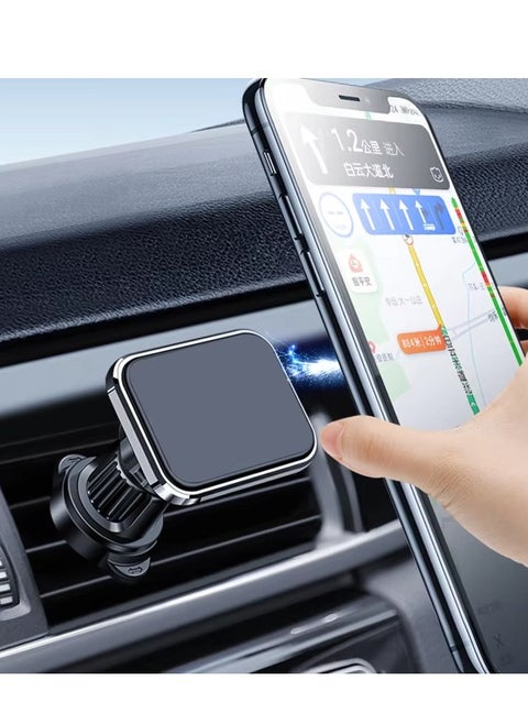 Magnetic Mobile Holder for Car. Magnetic Mobile Holder for Air Vent. Unblocks Airflow, No Phone Overheating, No Scratches on Mobiles. For iPhone and Androids. For Safe Driving in UAE