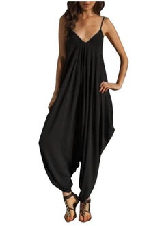 Jumpsuit with a V-neckline