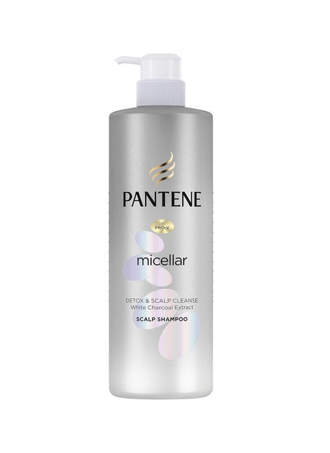 Pantene Micellar Detox Moisturize White Charcoal Extract Scalp Shampoo