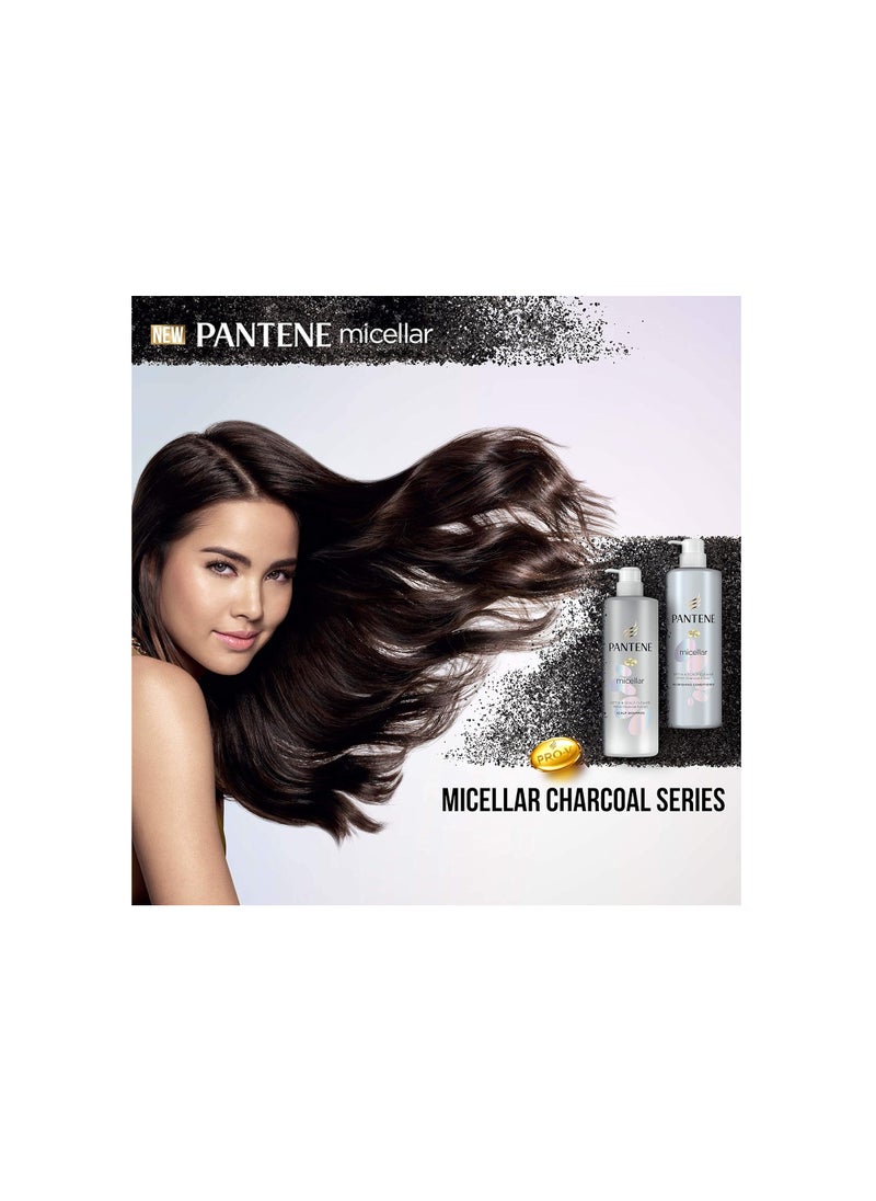 Pantene Micellar Detox Moisturize White Charcoal Extract Scalp Shampoo