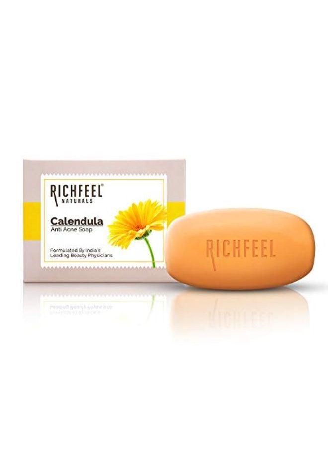 Richfeel صابون الآذريون المضاد لحب الشباب | قوة مستخلصات الآذريون المهدئة | للبشرة المعرضة لحب الشباب والبقع | تركيبة طبية | يساعد على تهدئة وتجديد البشرة | 75 جرام، اشتر 3 واحصل على 1 مجانًا |  - Image 4