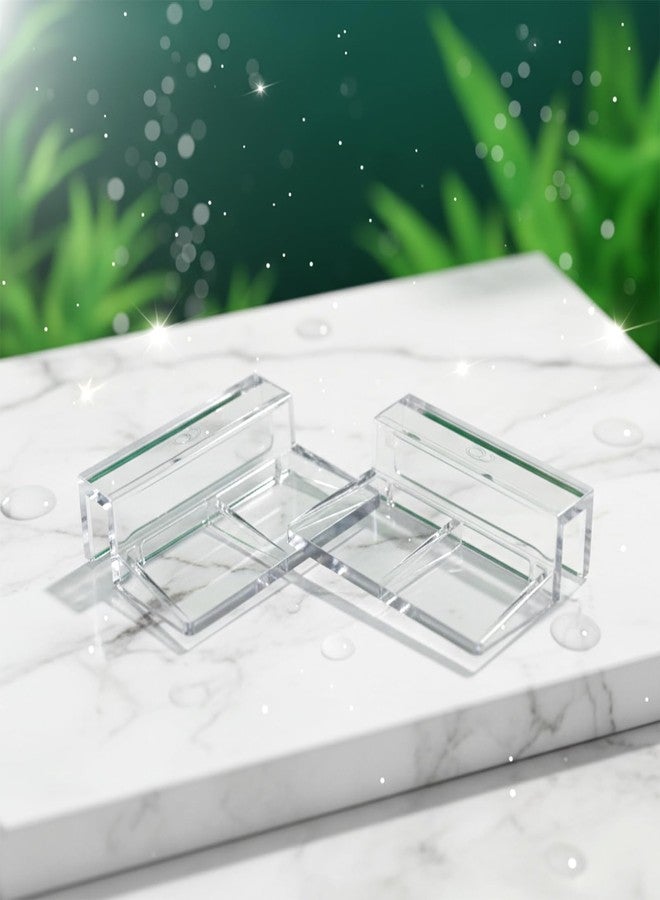 Ajcotahm 6 PCS Aquarium Lid Clips, 6mm Clear Acrylic Aquarium Lid Holder Fish Tank Cover Support Clamps for Rimless Aquariums - Image 5