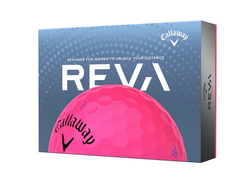 Callaway REVA Golf Balls (one dozen) (2023 Version, Pink) - Image 1