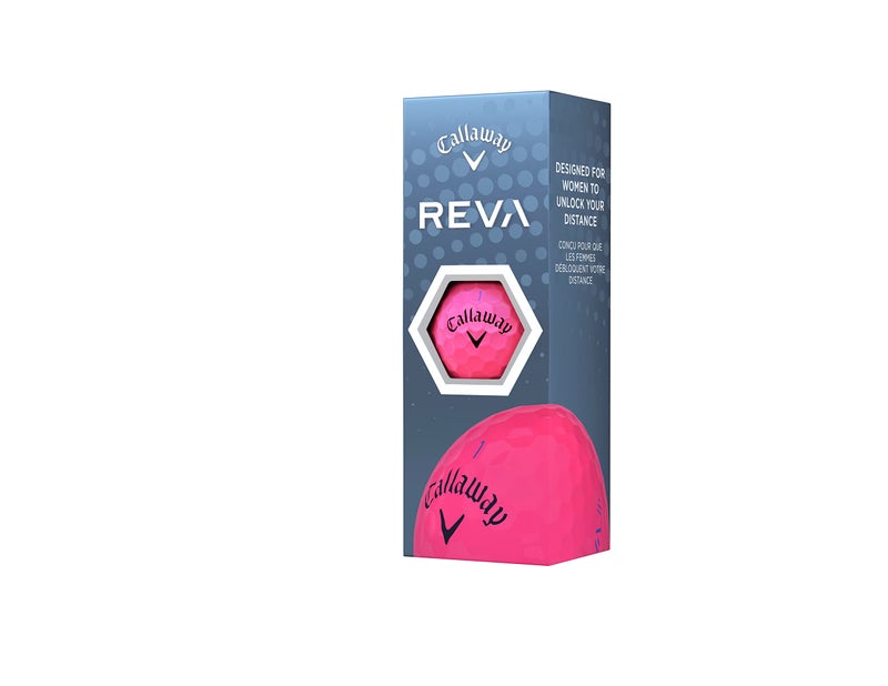 Callaway REVA Golf Balls (one dozen) (2023 Version, Pink) - Image 2
