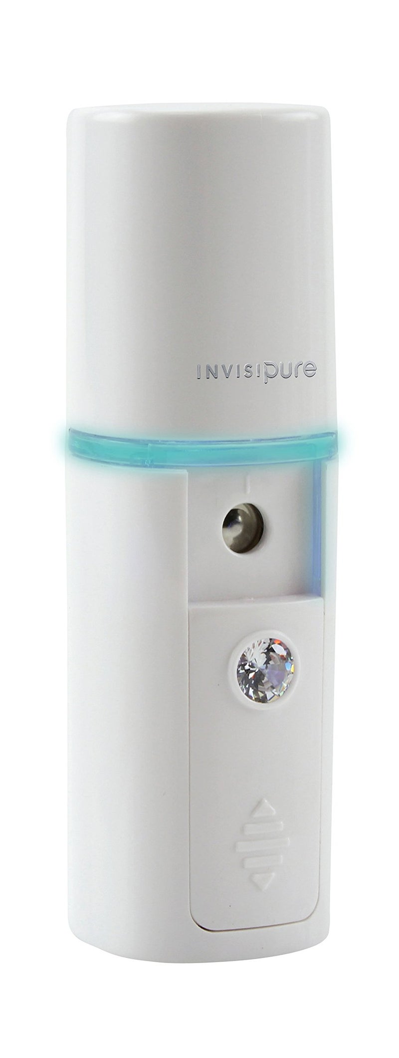 InvisiPure Facial Nano Mister Spray  Travel Ultrasonic Atomizer Mist Spray  Personal Size Mist Spray for Skin Hydration Eyelashes Face and Body  Uses AAA Batteries  No need for charging cable