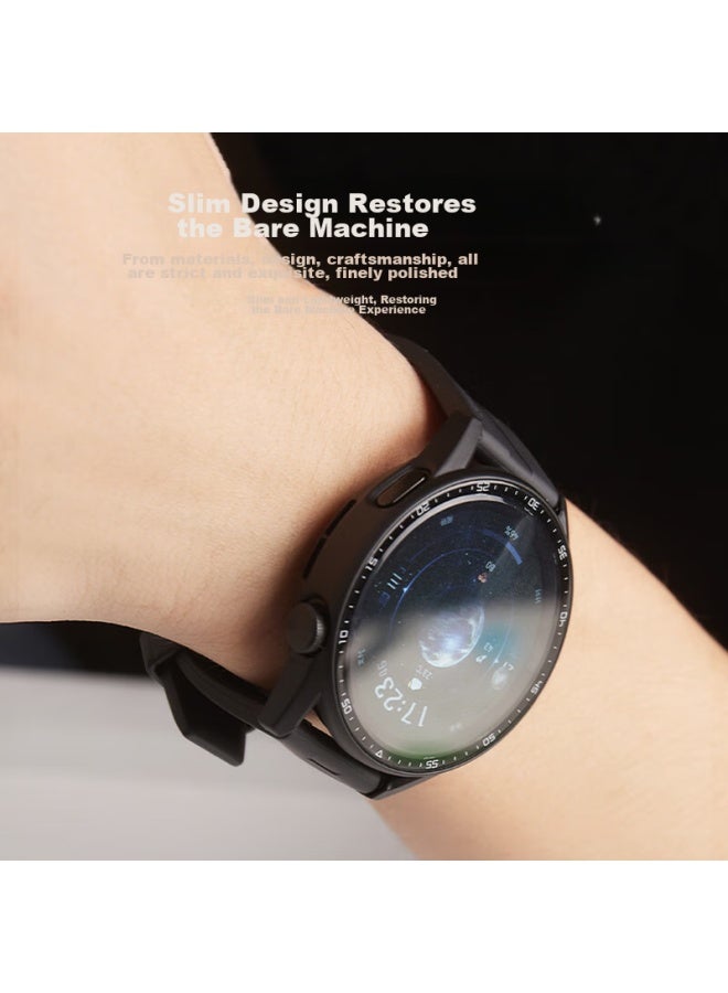Mssm Compatible Huawei Watch Gt4 Protective Case, Gt3/watch3 Case And Screen Protector Combo, High-definition Shockproof And Scratch-resistant Case For 42/46mm Dial Gt3-46mm - Image 5
