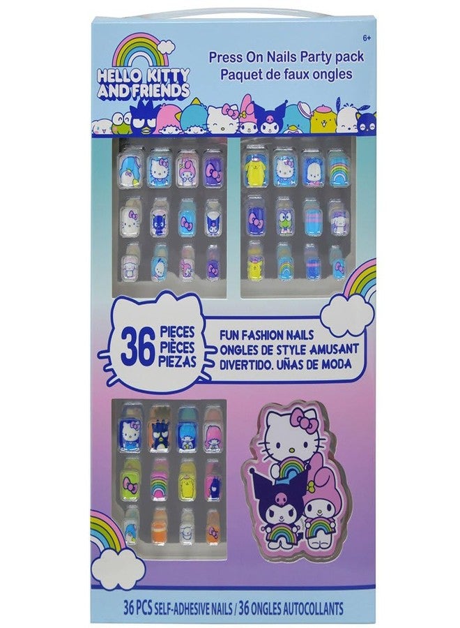 Hello Kitty and Friends 36 Press-On Nail Party Pack