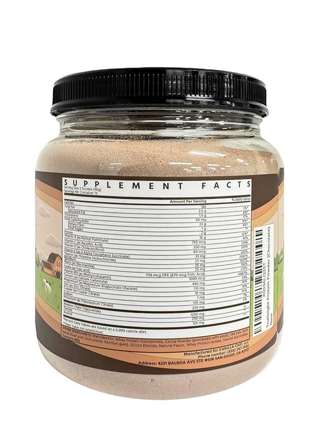 ترو هايت مخفوق بروتين النمو للأعمار من 5 سنوات فما فوق (الشوكولاتة) - يوصى به للأطفال - مغذيات وفيتامينات ومعادن مثبتة سريريًا للأطفال والمراهقين والشباب - دعم المناعة ومخفوقات البودرة والوجبات الخفيفة - Image 3