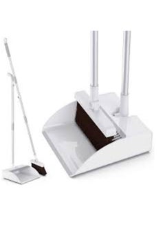 Generic Lightweight, self-cleaning mop and dustpan set with long handle, standing for cleaning home, room, kitchen and office, made of plastic and stainless steel with high quality materials.  - Image 3