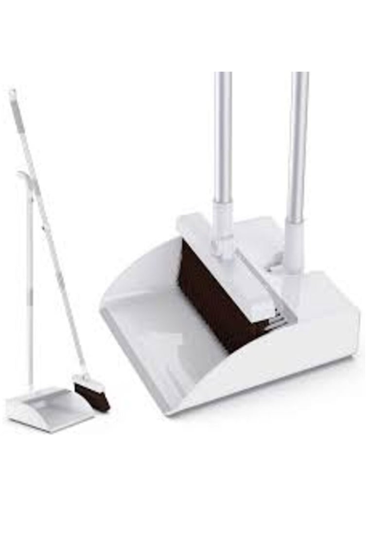 Generic Lightweight, self-cleaning mop and dustpan set with long handle, standing for cleaning home, room, kitchen and office, made of plastic and stainless steel with high quality materials.  - Image 3