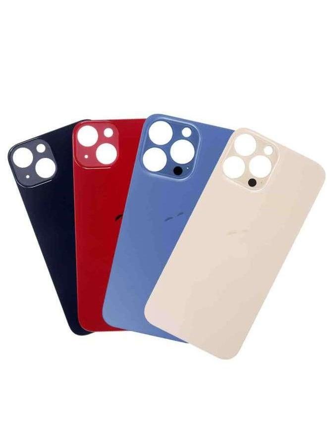 Remove-free Large Hole Back Cover Glass With Logo Small Electroplating Dripping Beads For Apple Mobile Phone 13/14/15-Color:Secondary Electroplating-small Cold Carving Integrated (equipped Polished Outer Ring Mirror Ring)-Dimensions:12 Purple - Image 2