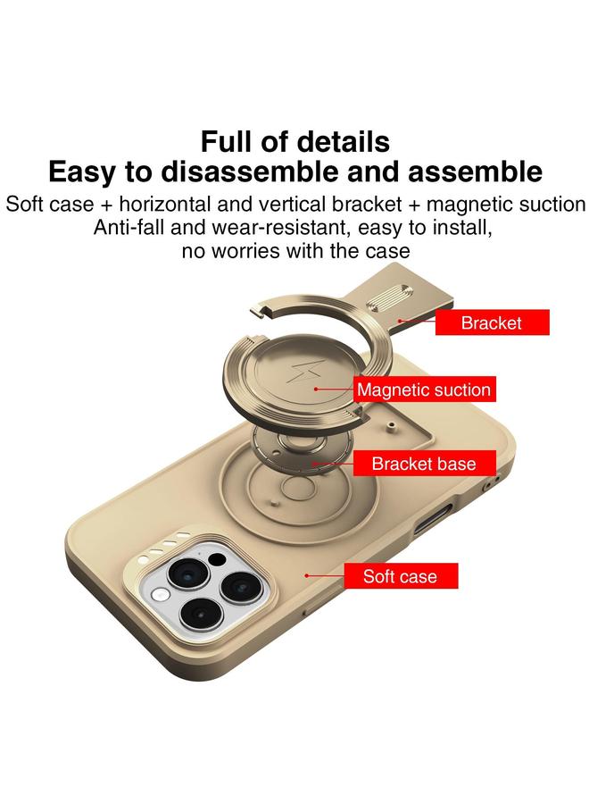 S-TOP Case For iPhone 12 Pro Y-shape Holder MagSafe Rugged Shockproof Phone Case - Image 3