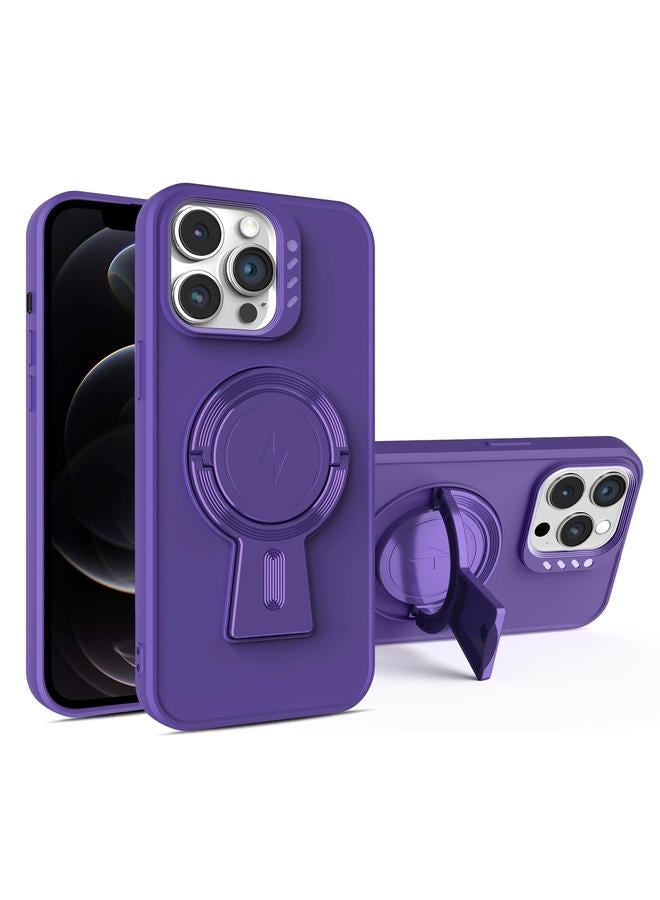 S-TOP Case For iPhone 12 Pro Y-shape Holder MagSafe Rugged Shockproof Phone Case - Image 1
