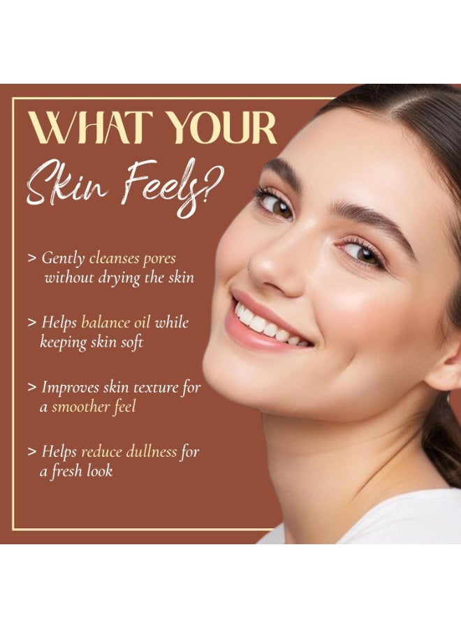 Mi Nature French Pink Powder | Montmorillonite Rose Pink-Clay | Detox, Exfoliation, Oil Control|100% Pure & Natural Face Mask Skincare |100g (Pack of 3) - Image 2
