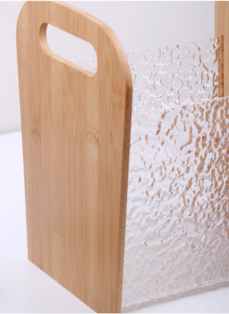 ماركة غير محددة طقم سلة مهملات وعلبة مناديل بتصميم مثالي  - Image 2