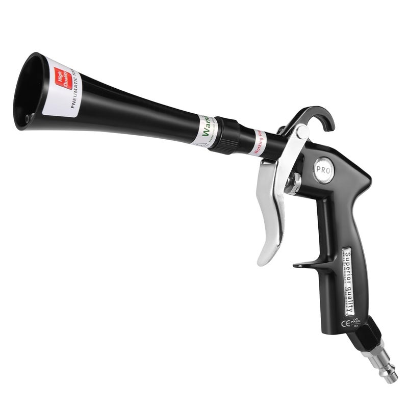 ANABIUP Tornado Air Blow Gun for Car Detailing High Pressure Dry Cleaning Gun with Brass Nozzle Quickly Blasts Dust Dirt Works with Air Compressor - Image 2