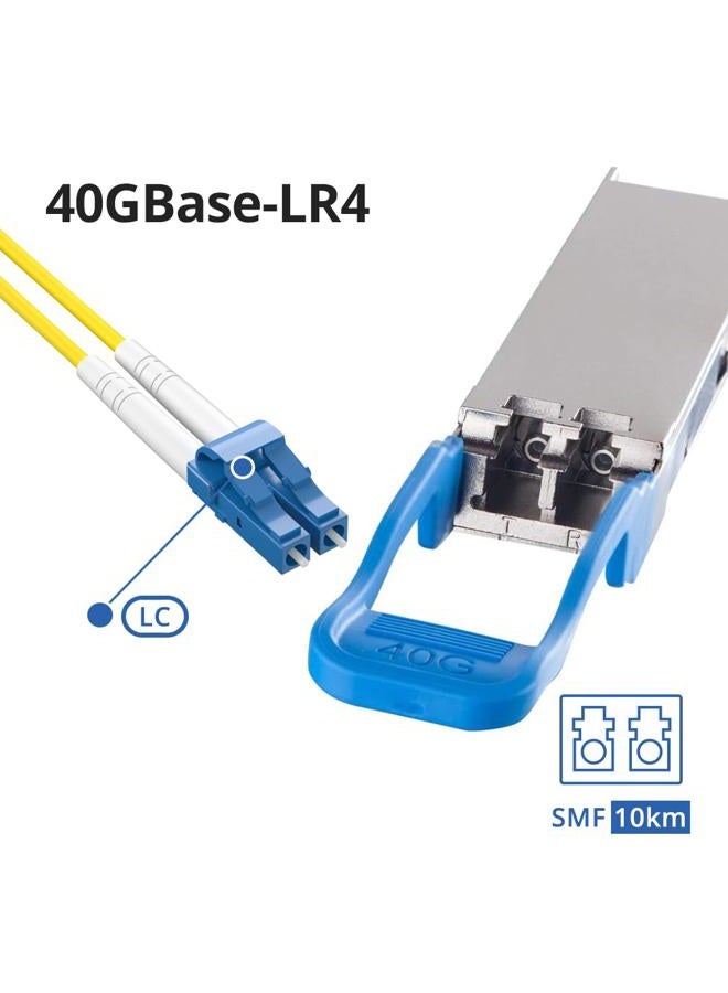 10Gtek 40 Gigabit QSFP+ LC Single-Mode Transceiver, 40GBASE-LR4 Module for Cisco QSFP-40G-LR4, 4 CWDM Lanes, DDM, 10km - Image 3