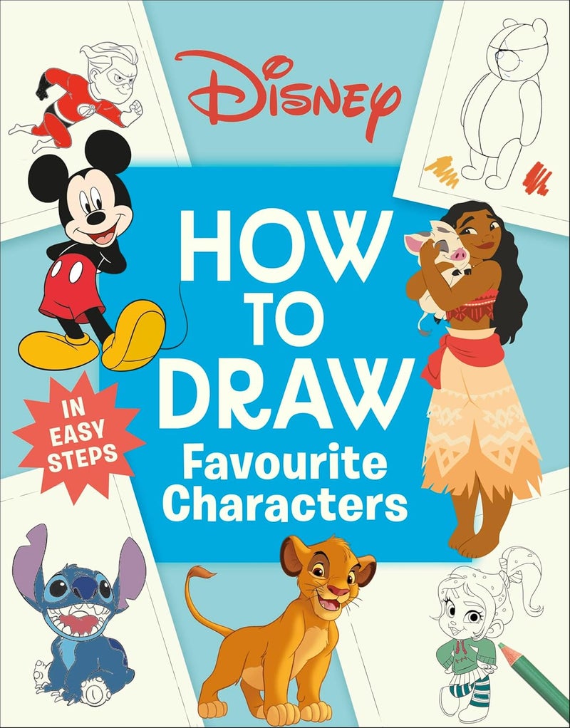 Disney How to Draw Favourite Characters - Image 1
