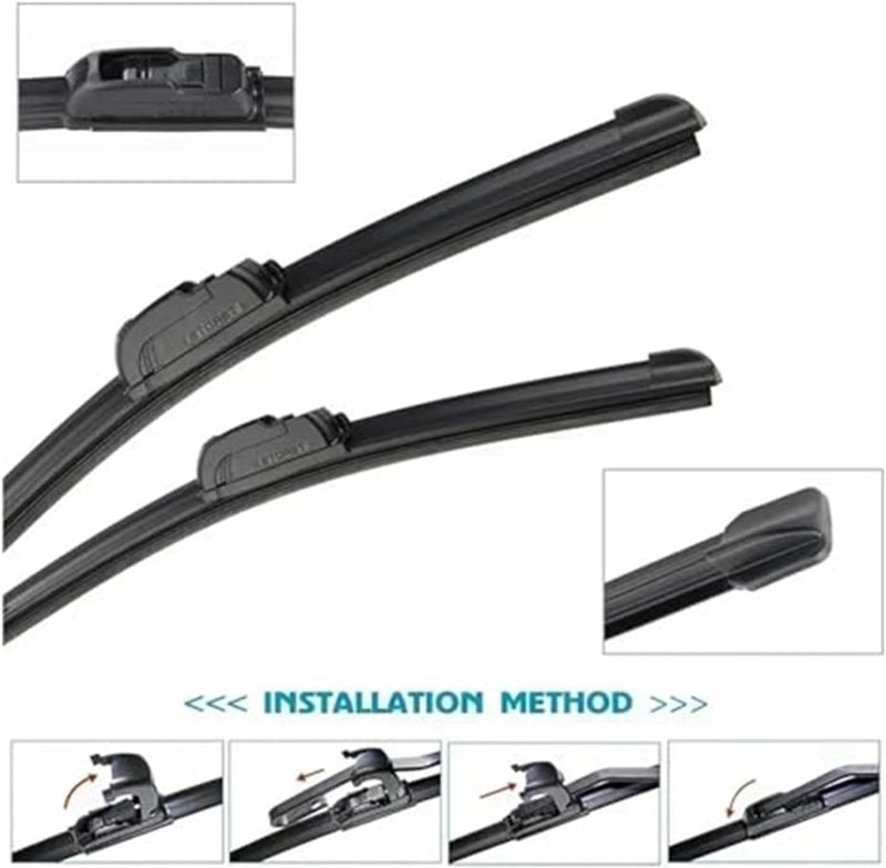 QASULER Car Front Wiper Blades for Nissan TIIDA C12 - Image 5