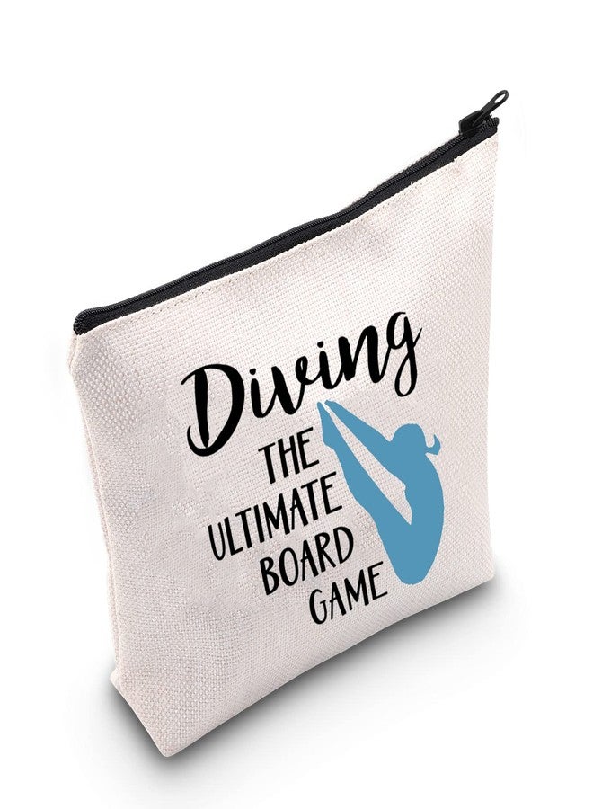 LEVLO Springboard Diving Cosmetic Bag Platform Diving Gift Board Game Makeup Zipper Pouch Bag Merchandise - Image 1